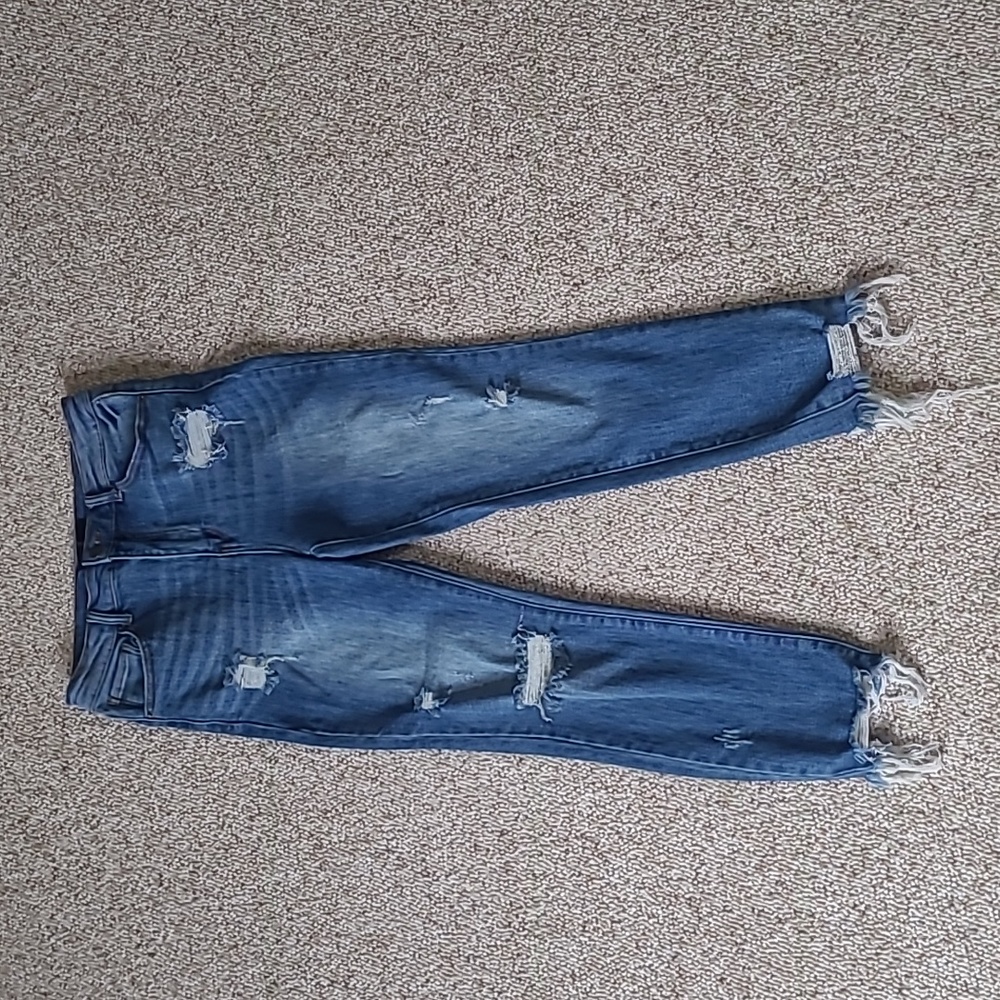 Risen High Rise Skinny Jeans